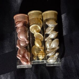 Elizabeth Arden Ceramide Capsules in Gold, Silver, and Tan